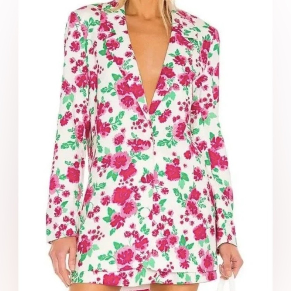 For Love & Lemons Tanner Boyfriend Blazer – Carnation – XXS